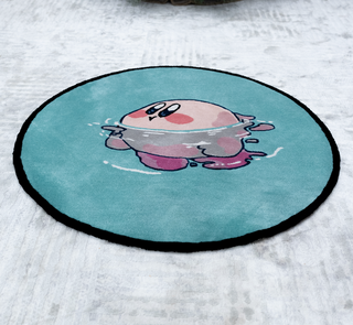 Handmade Kirby Swimming Rug