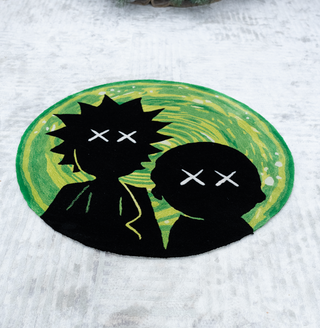 Handmade Rick Kaws Morty Rug